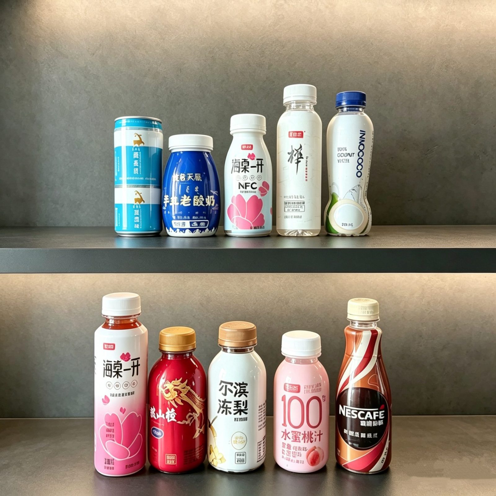 多种饮料热收缩标签